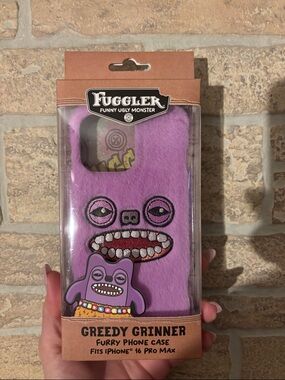 Fuggler Greedy Grinner Furry Phone Case - Purple